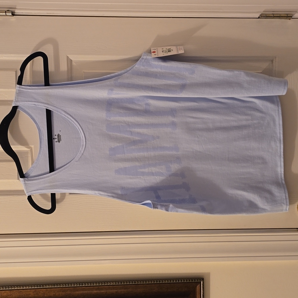 CHAMPION BRAND SIGNATURE MEN'S BLUE TANK TOP SIZE MEDIUM